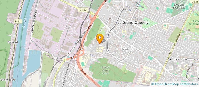 localisation de l'entreprise SCI MATISSE ORTHOPHONIE  LE GRAND-QUEVILLY