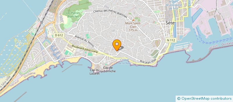 localisation de l'entreprise SCI MATITI  SETE