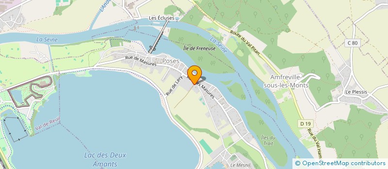 localisation de l'entreprise SCI MATITINANA  POSES