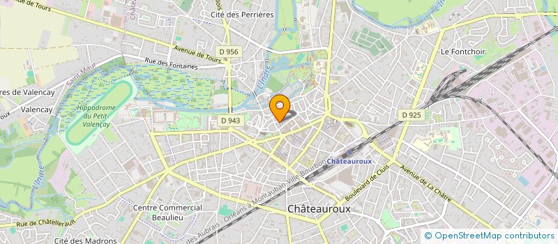 localisation de l'entreprise SCI MATIVAL à CHATEAUROUX