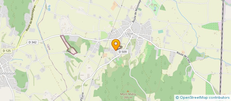 localisation de l'entreprise SCI MATLEA  UPIE