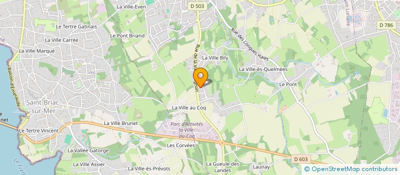 localisation de l'entreprise SCI MATLO  SAINT-LUNAIRE