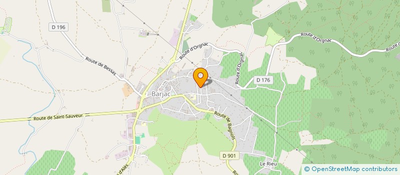 localisation de l'entreprise SCI MATLO à BARJAC