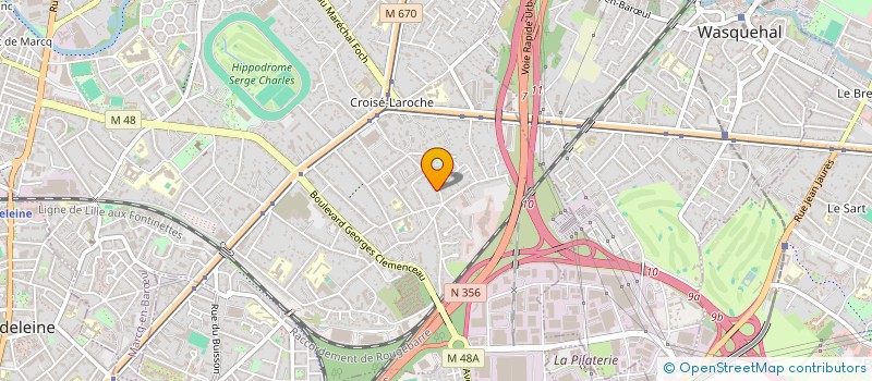 localisation de l'entreprise SCI MATLYS à MARCQ-EN-BARŒUL