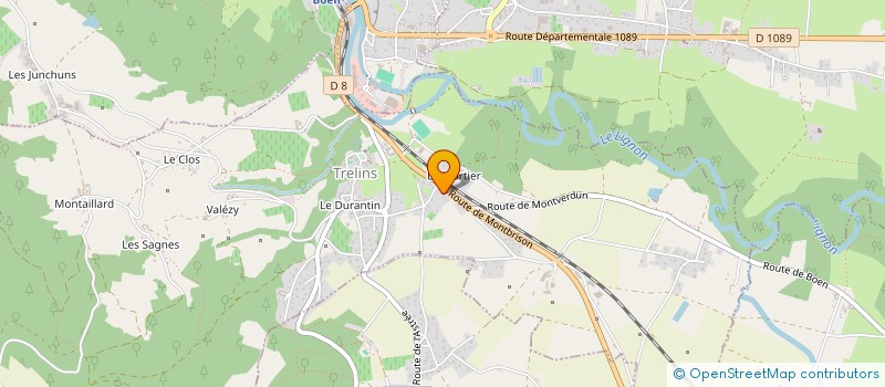 localisation de l'entreprise SCI MATLYS  TRELINS