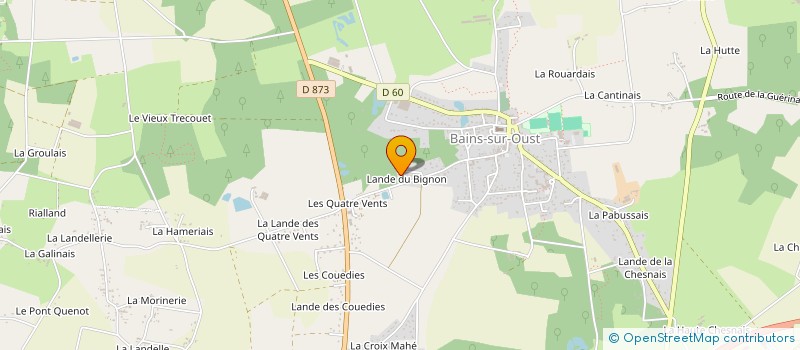 localisation de l'entreprise SCI MATMAERA  BAINS-SUR-OUST