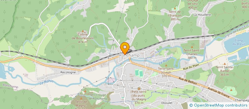 localisation de l'entreprise SCI MATMAT  RONCHAMP