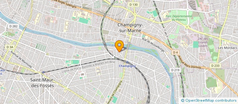 localisation de l'entreprise SCI MATMAX à SAINT-MAUR-DES-FOSSES