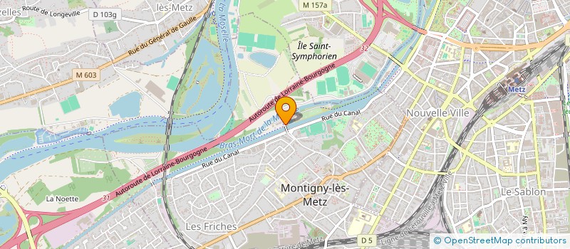 localisation de l'entreprise SCI MATMAX à MONTIGNY-LES-METZ