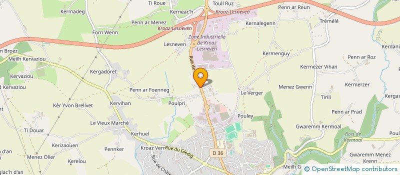 localisation de l'entreprise SCI MATMELIE à CHATEAUNEUF-DU-FAOU