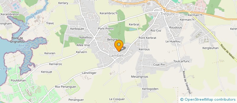 localisation de l'entreprise SCI MATMIG  TREGUNC