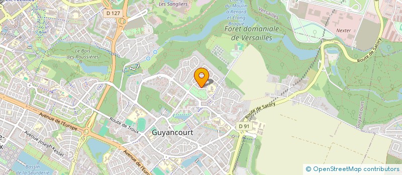 localisation de l'entreprise SCI MATNESS  GUYANCOURT