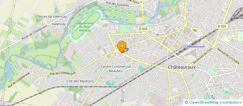 localisation de l'entreprise SCI MATO  CHATEAUROUX