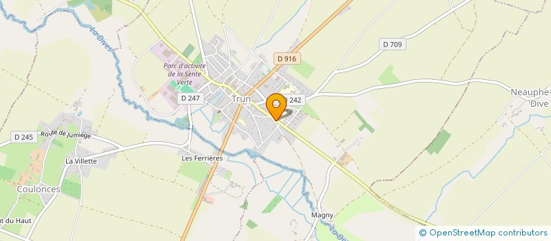 localisation de l'entreprise SCI MATOINA à GOUFFERN EN AUGE