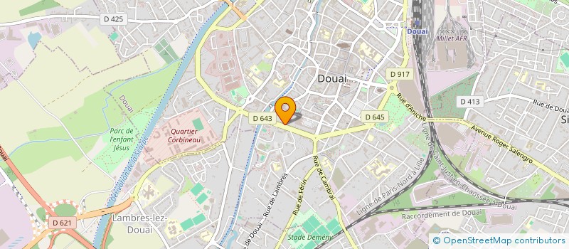 localisation de l'entreprise SCI MATON à DOUAI