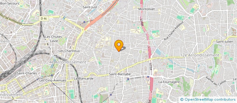 localisation de l'entreprise SCI MATONTI MAROCCU  MARSEILLE