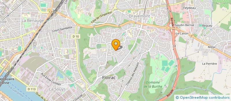 localisation de l'entreprise SCI MATOR  FLOIRAC