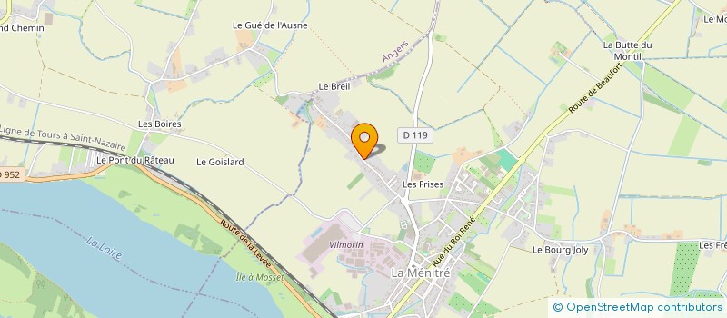 localisation de l'entreprise SCI MATOREL  LA MENITRE