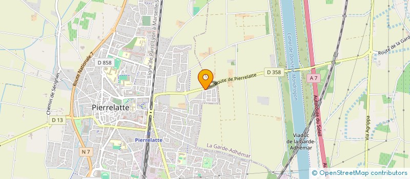 localisation de l'entreprise SCI MATOS FERREIRA à PIERRELATTE