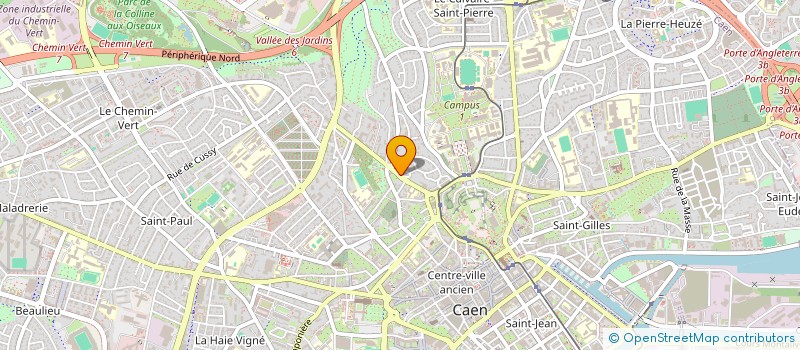 localisation de l'entreprise SCI MATOSA  CAEN