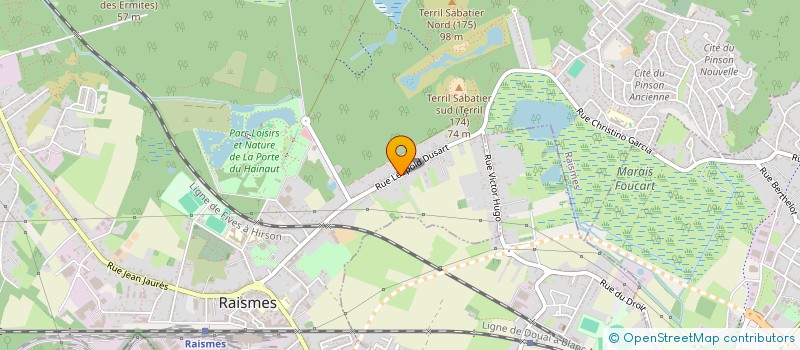 localisation de l'entreprise SCI MATOWICS  RAISMES