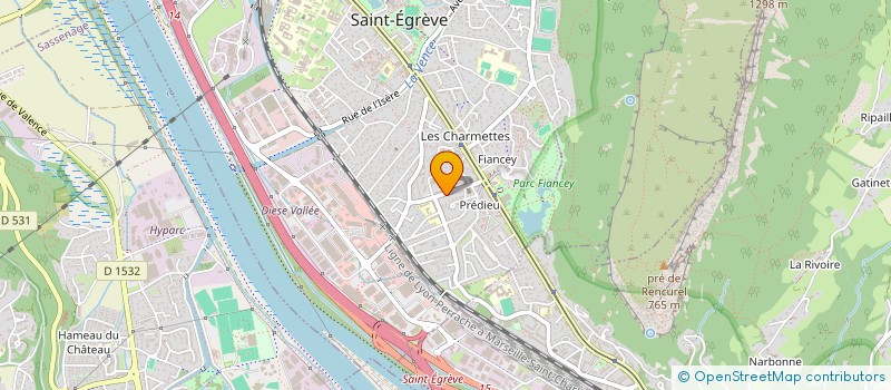 localisation de l'entreprise SCI MATP  SAINT-EGREVE