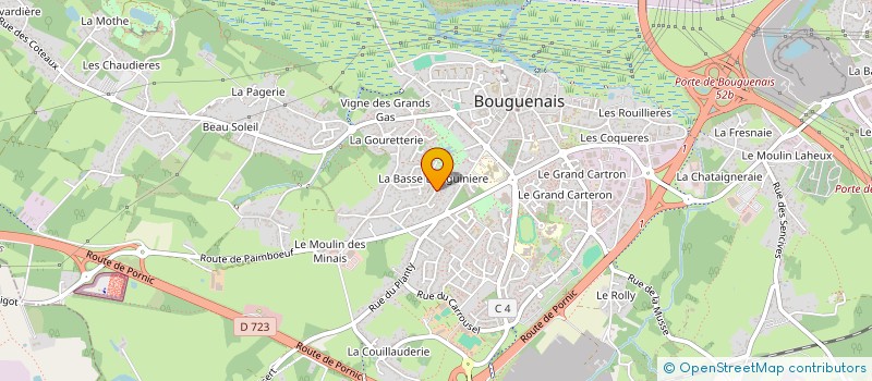 localisation de l'entreprise SCI MATRA à BOUGUENAIS