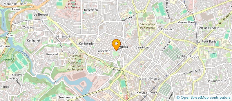 localisation de l'entreprise SCI MATRANY  BREST