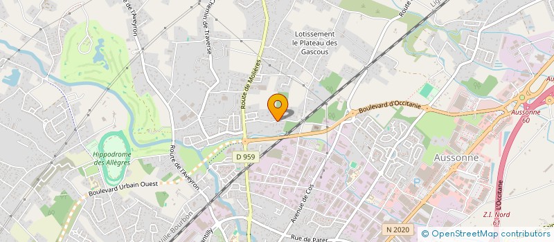 localisation de l'entreprise SCI MATRAS  MONTAUBAN