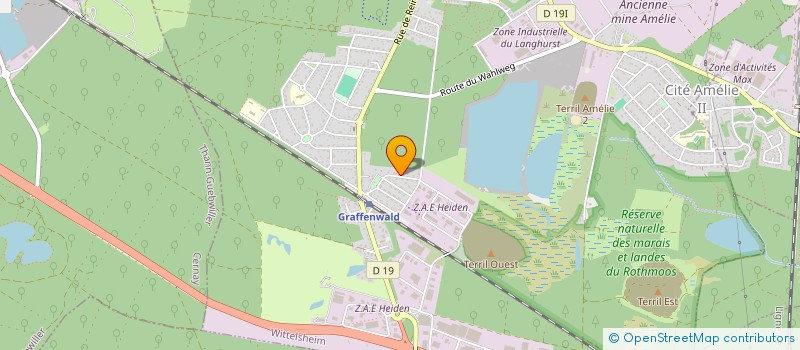 localisation de l'entreprise SCI MATREA  WITTELSHEIM