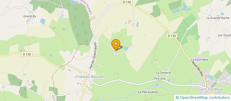 localisation de l'entreprise SCI MATREY  VERRUYES