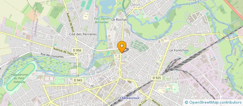 localisation de l'entreprise SCI MATRI à CHATEAUROUX