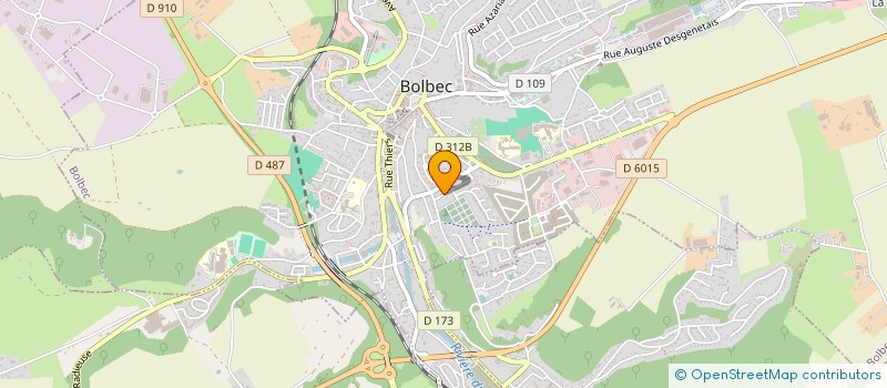 localisation de l'entreprise SCI MATRIANE  BOLBEC