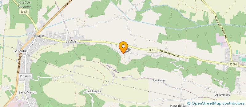 localisation de l'entreprise SCI MATRICE  SAINT-CHEF