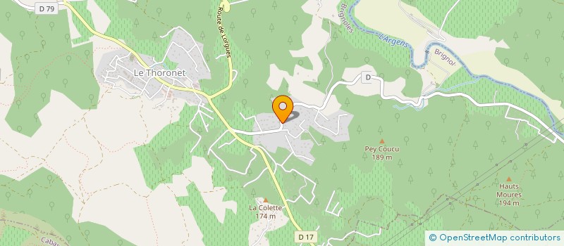 localisation de l'entreprise SCI MATRIJA  LE THORONET
