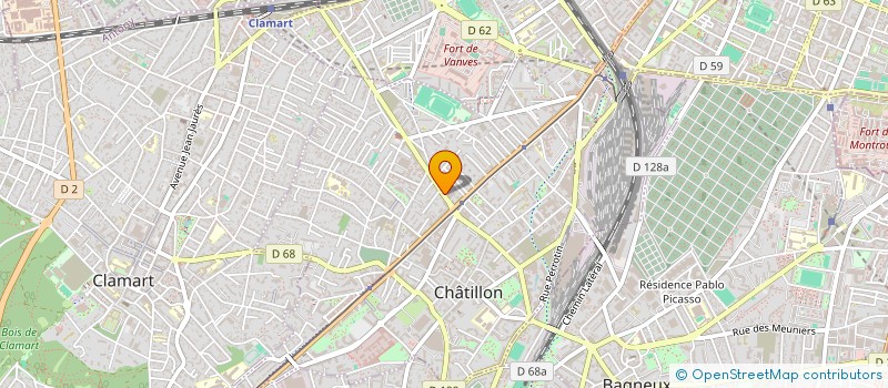 localisation de l'entreprise SCI MATRISAN  CHATILLON