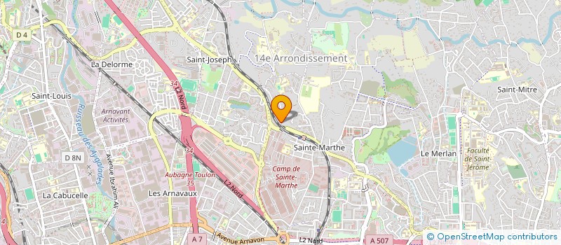 localisation de l'entreprise SCI MATROM à MARSEILLE