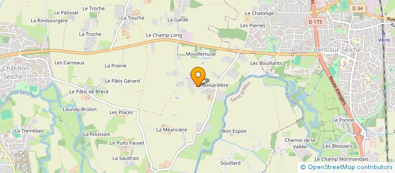 localisation de l'entreprise SCI MATSER à NOYAL-CHATILLON-SUR-SEICHE