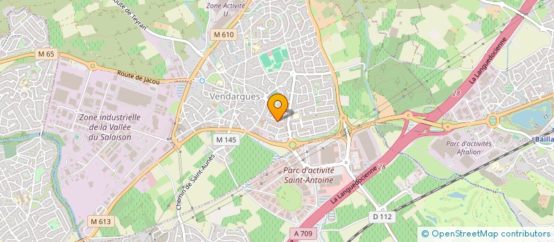 localisation de l'entreprise SCI MATSO à VENDARGUES