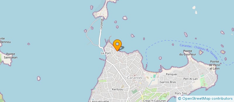 localisation de l'entreprise SCI MATT  CARANTEC