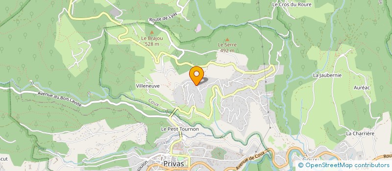 localisation de l'entreprise SCI MATT  COUX