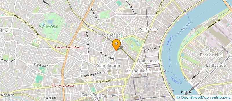 localisation de l'entreprise SCI MATT  BORDEAUX