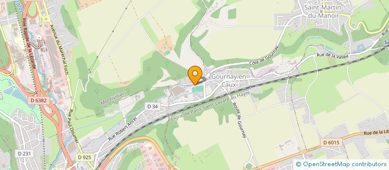 localisation de l'entreprise SCI MATT  GONFREVILLE-L'ORCHER