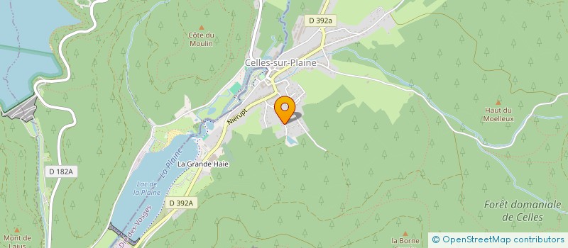 localisation de l'entreprise SCI MATT & SEB  CELLES-SUR-PLAINE