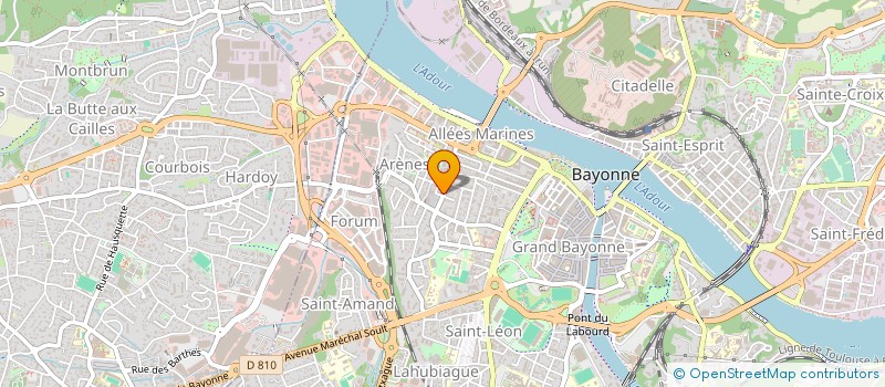 localisation de l'entreprise SCI MATTASOGLIO à BAYONNE