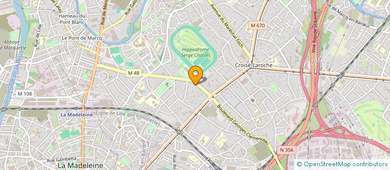 localisation de l'entreprise SCI MATTEI à MARCQ-EN-BARŒUL