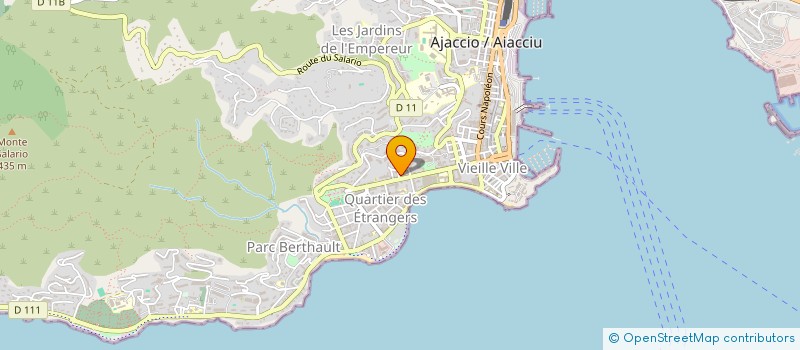 localisation de l'entreprise SCI MATTEI QUILICHINI à AJACCIO