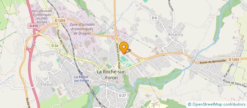 localisation de l'entreprise SCI MATTEO  LA ROCHE-SUR-FORON