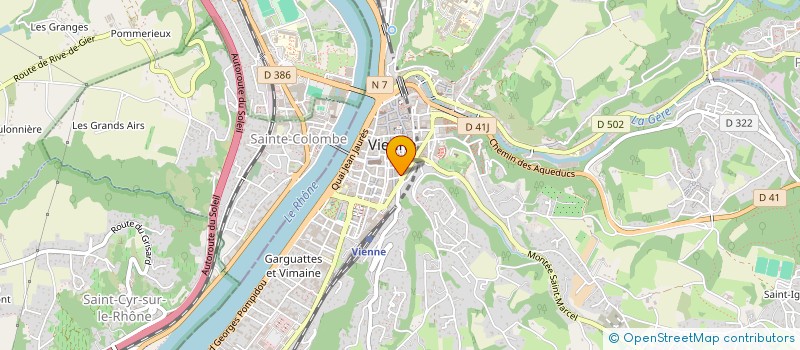 localisation de l'entreprise SCI MATTEO GIOVANETTI  VIENNE