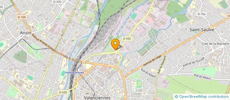 localisation de l'entreprise SCI MATTESSIMMO  VALENCIENNES